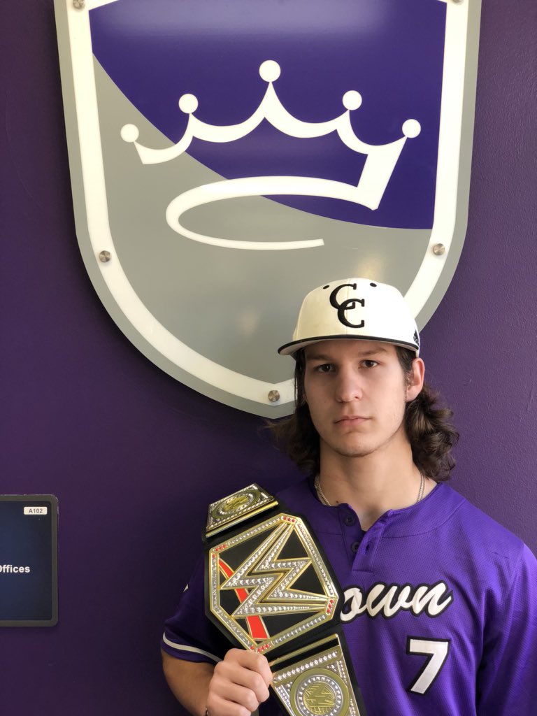 Crown college baseball tweet media