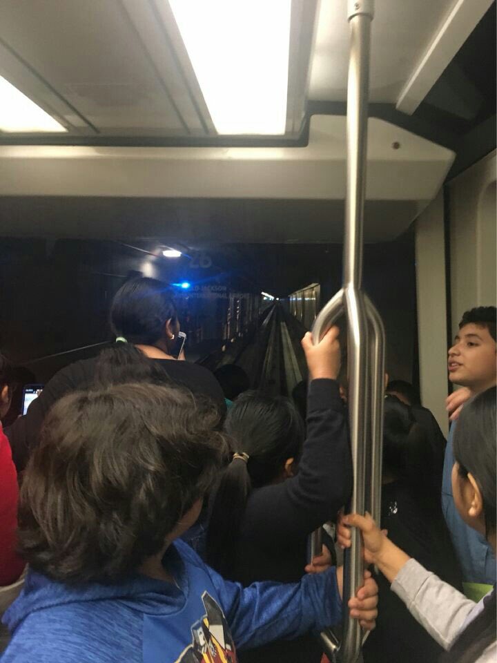 PrincipalDrH's tweet photo. Science Club got first hand experience at Hartsfield Jackson Airport today! Tarmac tour, plane train ride, rode moving side walk, witnessed how to keep wild life away from the engines!#hartsfieldjacksonairport #texttolifeconnection #goaloriented  @DeKalbSchools @RegionISupDCSD https://t.co/WuPyGVtGaq