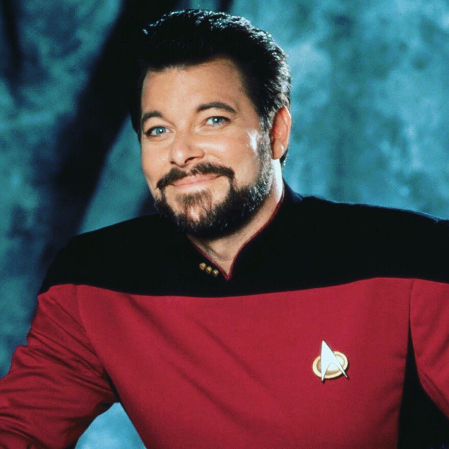 unicornmaiden1's tweet photo. When you’re trying to be the Lieutenant Commander but your third pip is drunk. Next thing you know, I’ll be lifting my leg over chairs! #datariker #makeitno #tng https://t.co/P72MxRKLXG