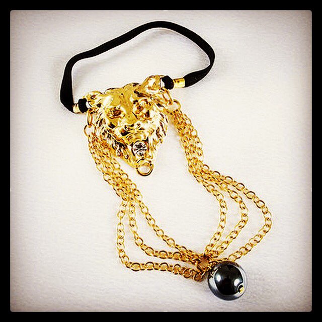 dallasnovelty's tweet photo. .@SylvieMonthule #Mens #Gold #LionHead #Penis #ChainBracelet with #ClearCrystal #Jewel &amp; #Hematite #Pendant #penisband #handcast #heavy #18kGold #PenisBracelet #eroticencounter #easilyadjustable #softelastic #expandableband https://t.co/PNHfgfx57I #EroticJewelry #madeinFrance https://t.co/zkRmoXKM8T