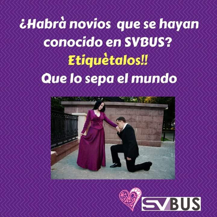 SVBusOficial's tweet photo. Conocen a alguna pareja que se haya formado en @SVBusOficial? https://t.co/QbMuFnljoU