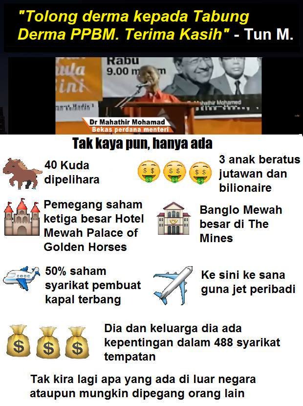 tunfaisal's tweet photo. Mahathir @chedetofficial buat lawak πππ.. DULU #MahaFiraun #Mahazalim, pastu #MahaKhianat then #MahaAuta then #MahaUturn then #MahaTakTahu, sekarang dah jadi #MahaLawak.. #PakatanRasuah #PakatanHipokrit https://t.co/pEojua5O6W