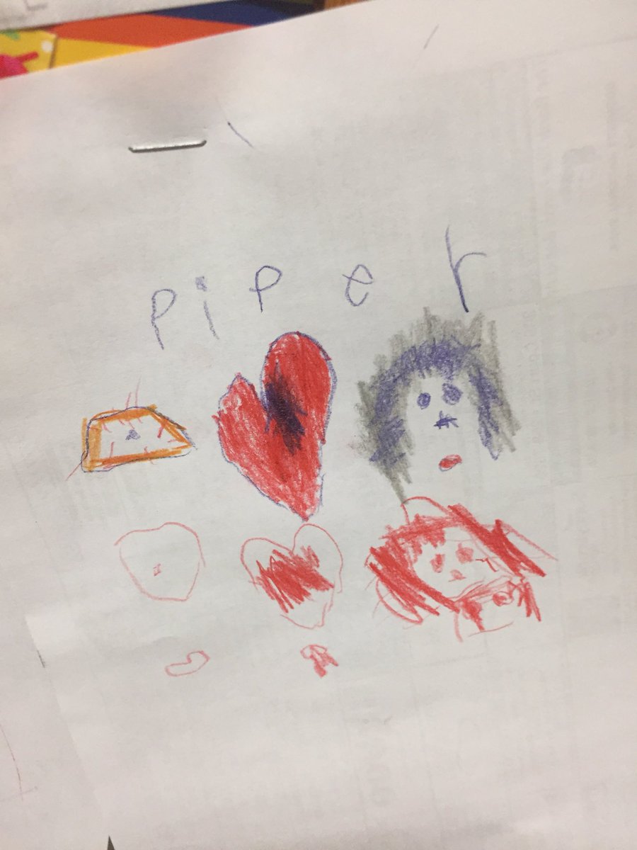 jpettykc's tweet image. There are many ways to write I Love... So fun exploring the gift of writing at Kiddie Crusaders! #scpsi