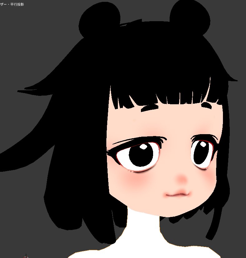 Zen ローポリながら手も結構ニュアンスのある造形にしたのじゃ ひかえめだけどツヤ爪もついてる