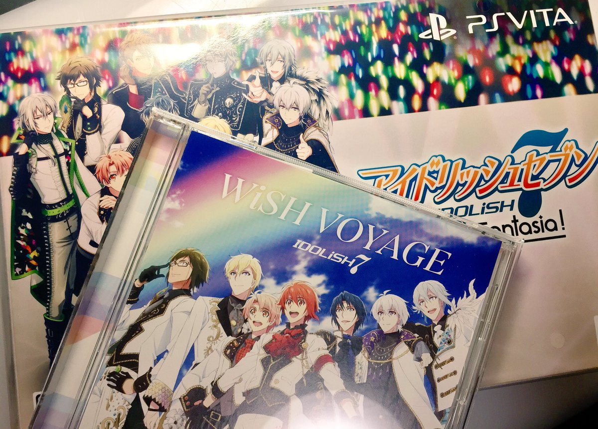 Uzivatel 種村有菜 Na Twitteru アイドリッシュセブンpsvitaソフトいただいてしまいました 本日2 15発売です 昨日発売の アニメop Wish Voyage Cdも一緒にパチリ Edとの連動特典ポスター担当しています