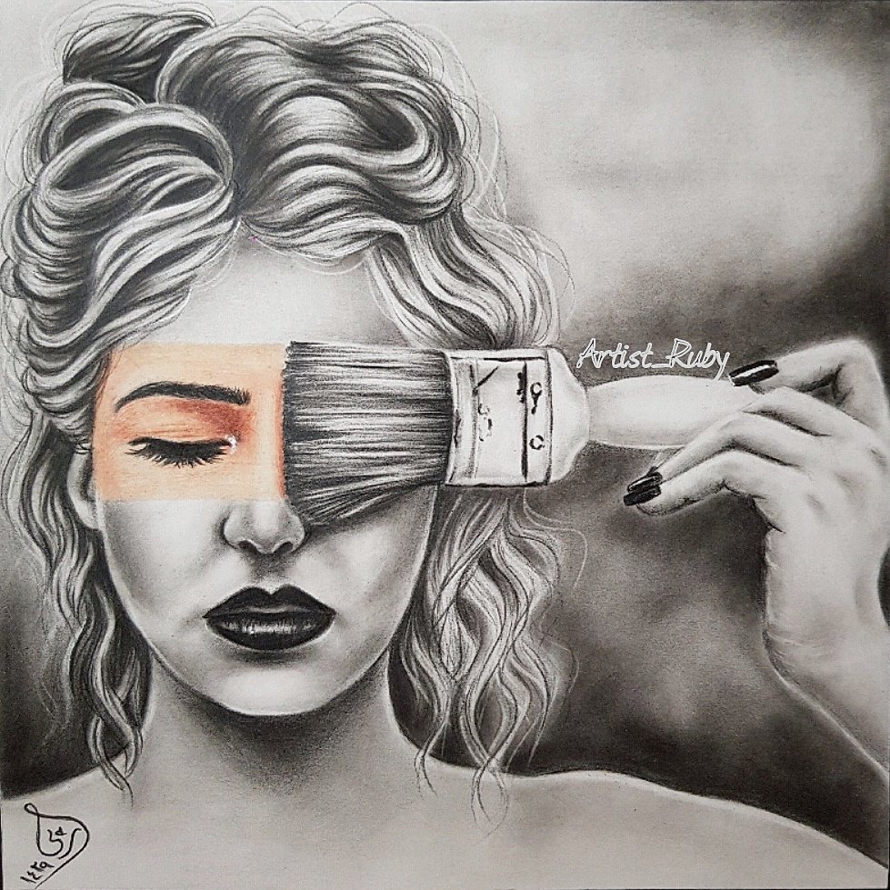 Artist_Ruby's tweet photo. #my_drawing 
#drawing #artist #art #رسوماتي  #رسمتي #رسامين_عرب #رسمي #رسم #رصاص #disainer #fashion #الوان #الوان_خشبيه #فن #ابداعي  #ابداع  #فنانين  #دعم_حسابات #دعم_المبدعين  #دعم_رسامين  #snapshat #رسم_رقمي #رسم_ديجيتال #تصميم  #تصميماتي https://t.co/3o2HtVvBm8