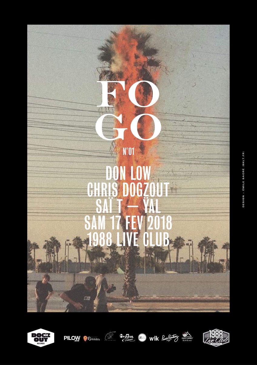 chrisdogzout's tweet photo. FOGO N°1 au @1988LiveClub avec @iamdonlow @sai_t_beats #dancehall #afrohouse #favela #rennes https://t.co/KjgvHNALDF