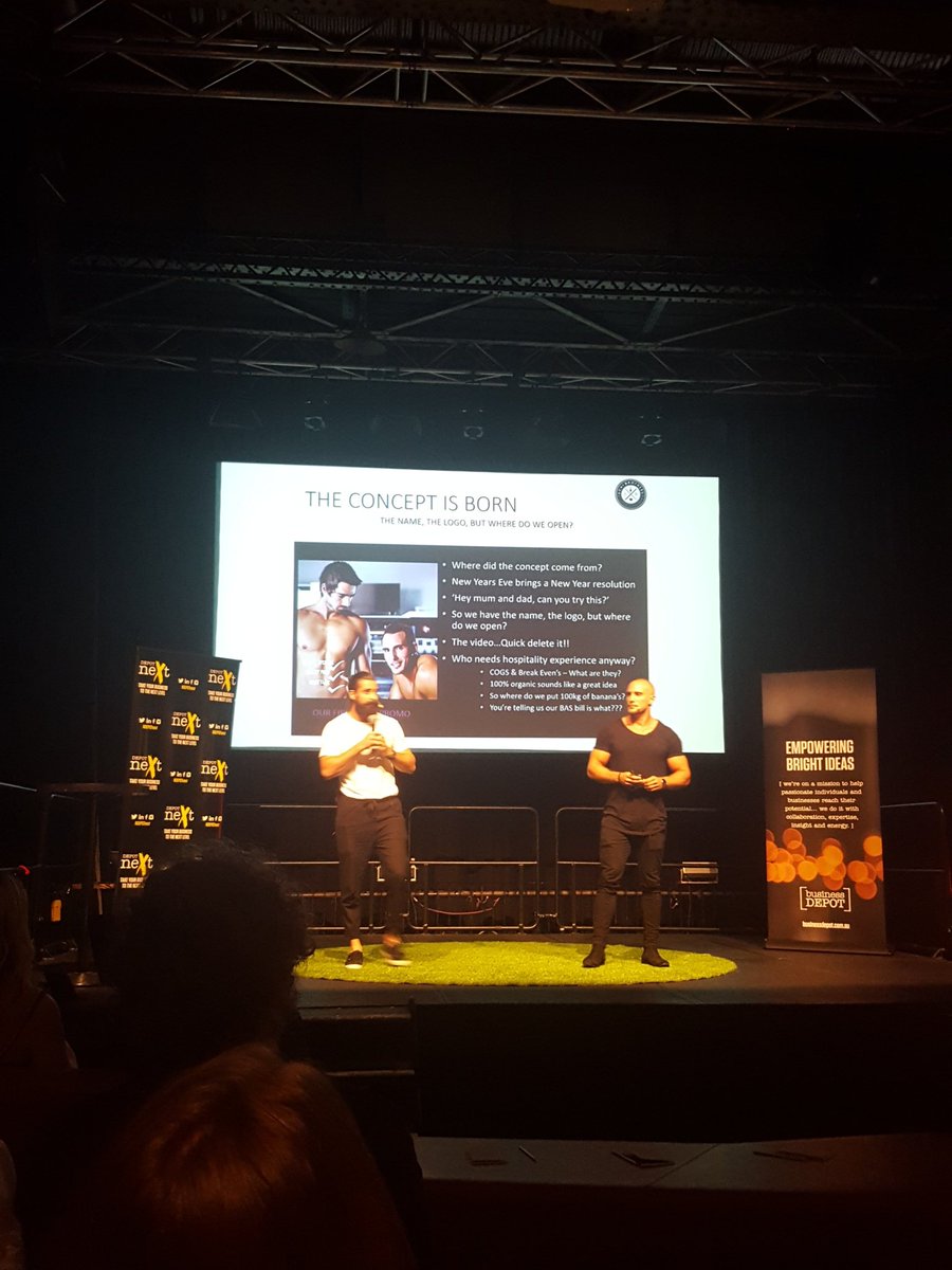 _eriinator's tweet image. @acaibrosfreo having their 15min at #DEPOTnext, sharing the #acaibros story