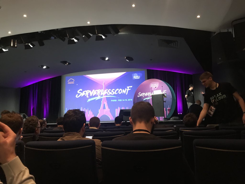 dennisoverbeeke's tweet photo. #Serverlessconf #ServerlessconfParis https://t.co/oJgV5W3hgR