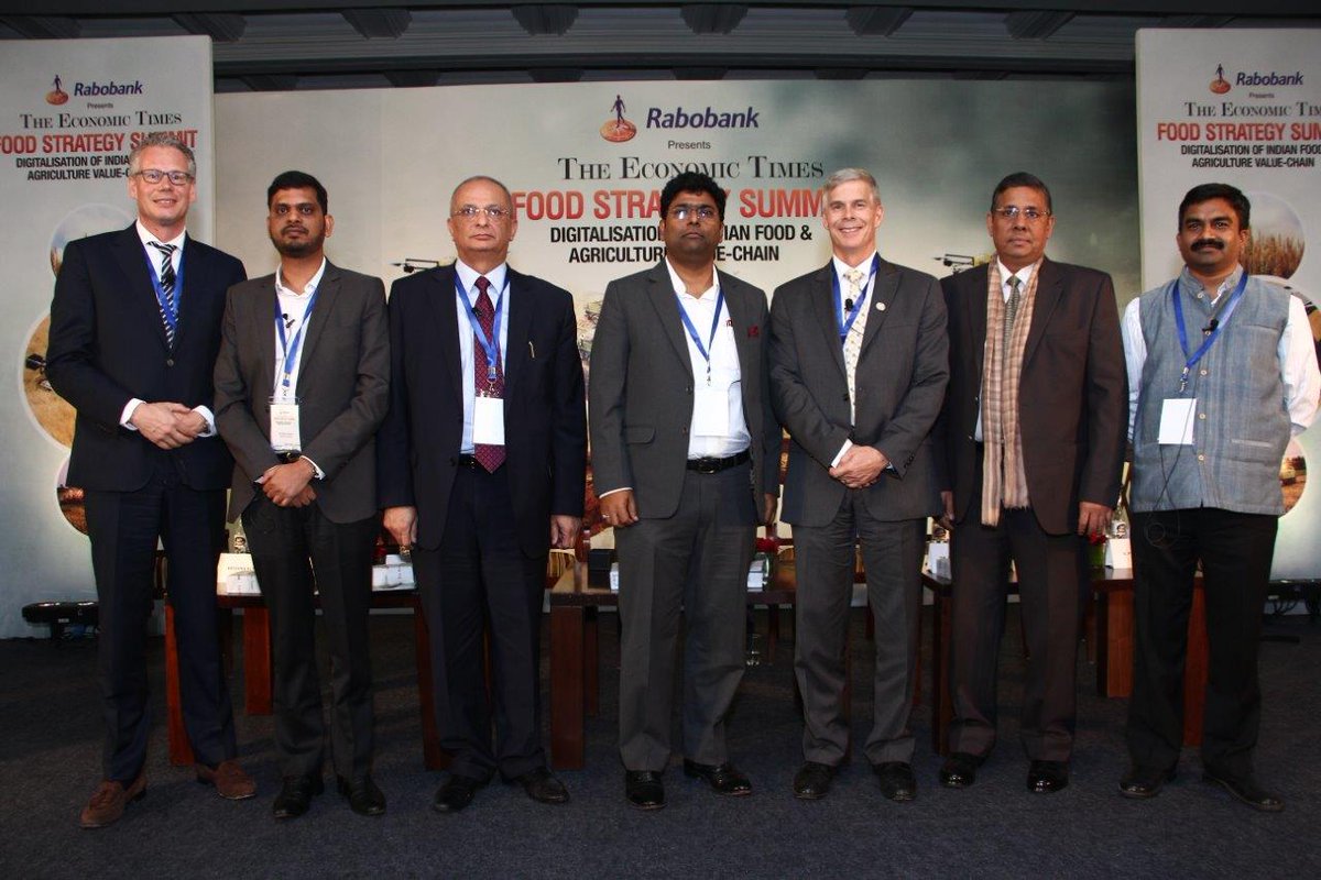 #ThrowbackThursday

Earlier this month, CEO <a href="/Krishna2581/">krishna kumar</a> was at the <a href="/Rabobank/">Rabobank</a> - <a href="/EconomicTimes/">Economic Times</a> Food Strategy Summit with some of the thought leaders in the #agriculture sector.

Visit cropin.com to know more about the solutions that we bring to the table. #Tech4Good