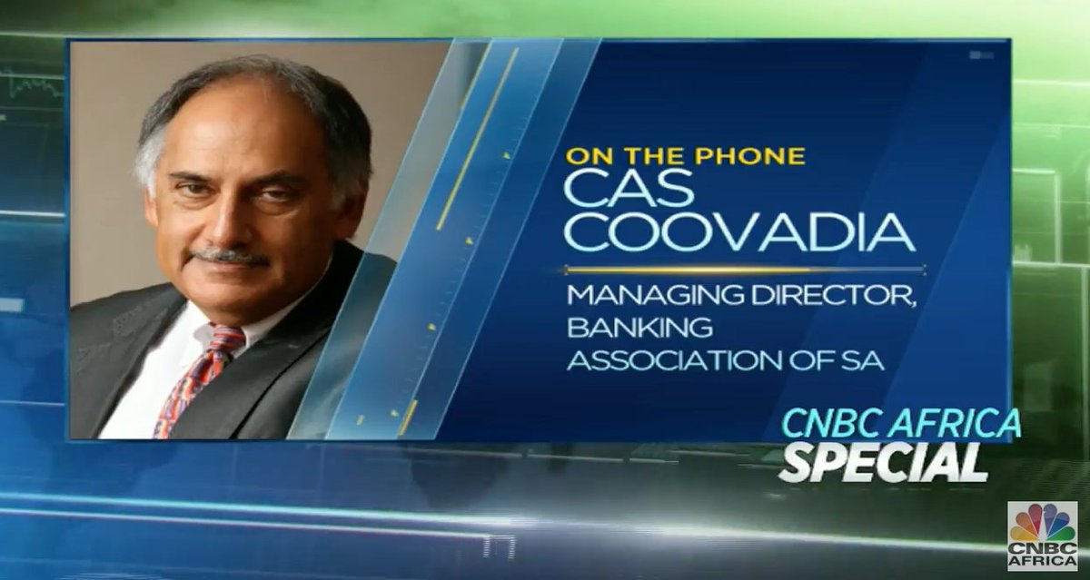 cnbcafrica's tweet photo. We believe it is time for South Africa to come together and start rebuilding - @CasCoovadia, Managing Director of Banking Association of SA speaking @FifiPeters on @cnbcafrica's Special #ZumaOut https://t.co/wmKq7gvXOJ