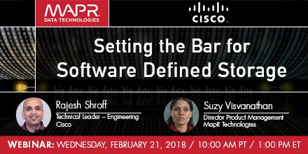 abhilashm2005's tweet photo. Together, @Cisco and @MapR are breaking world records. According to IDC, we’ve entered the Data Age. Register now for their joint webinar "Setting the Bar for Software Defined Storage" #MapRWebinar #MapRCiscoWebinar https://t.co/Vb4oBhQyJu https://t.co/PTKOlJgW14