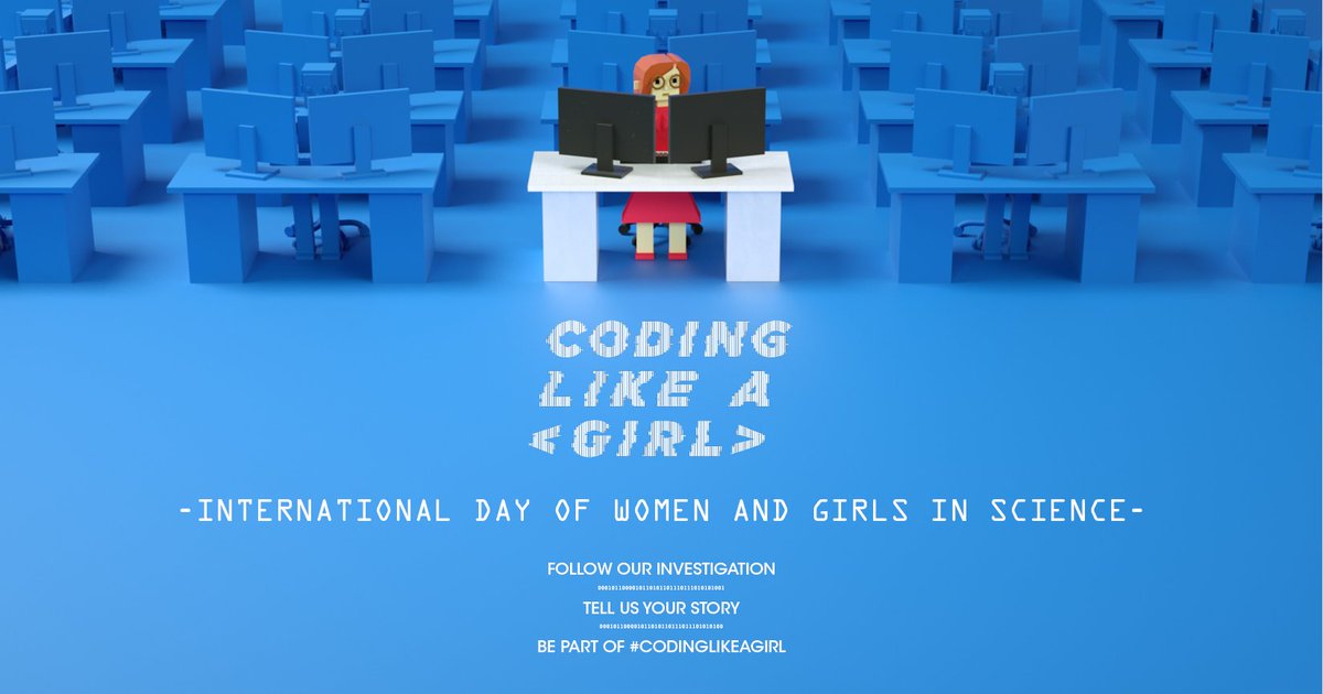 CodingLikeGirl's tweet image. #February is our Month 
the voice of #WomenInSTEM is loud and firm

we heard you _ here is the result:
 
media will released #codinglikeagirl on the 23rd   
#documentary #investigation  #interactive #code #gendergap