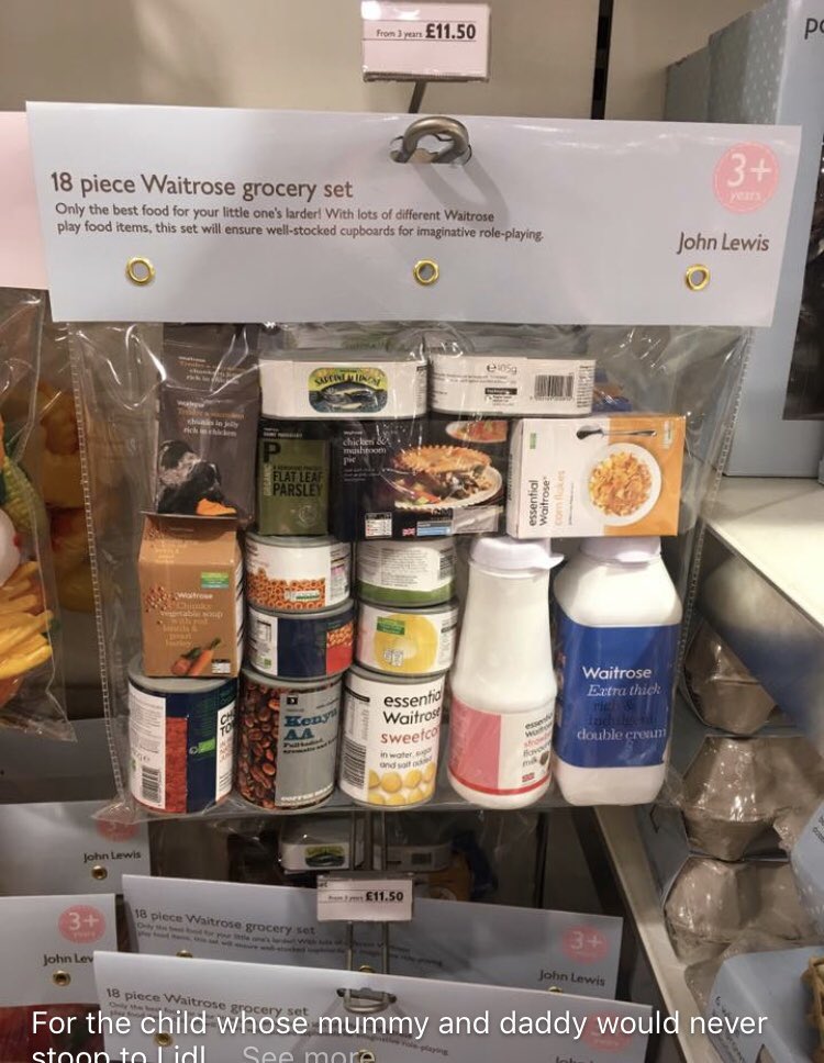 ThePrintMum's tweet photo. I found this hilarious.
Then I remembered we sometimes shop at Waitrose.
#MiddleClassMum #play #kids https://t.co/6yhpAYD4Jq