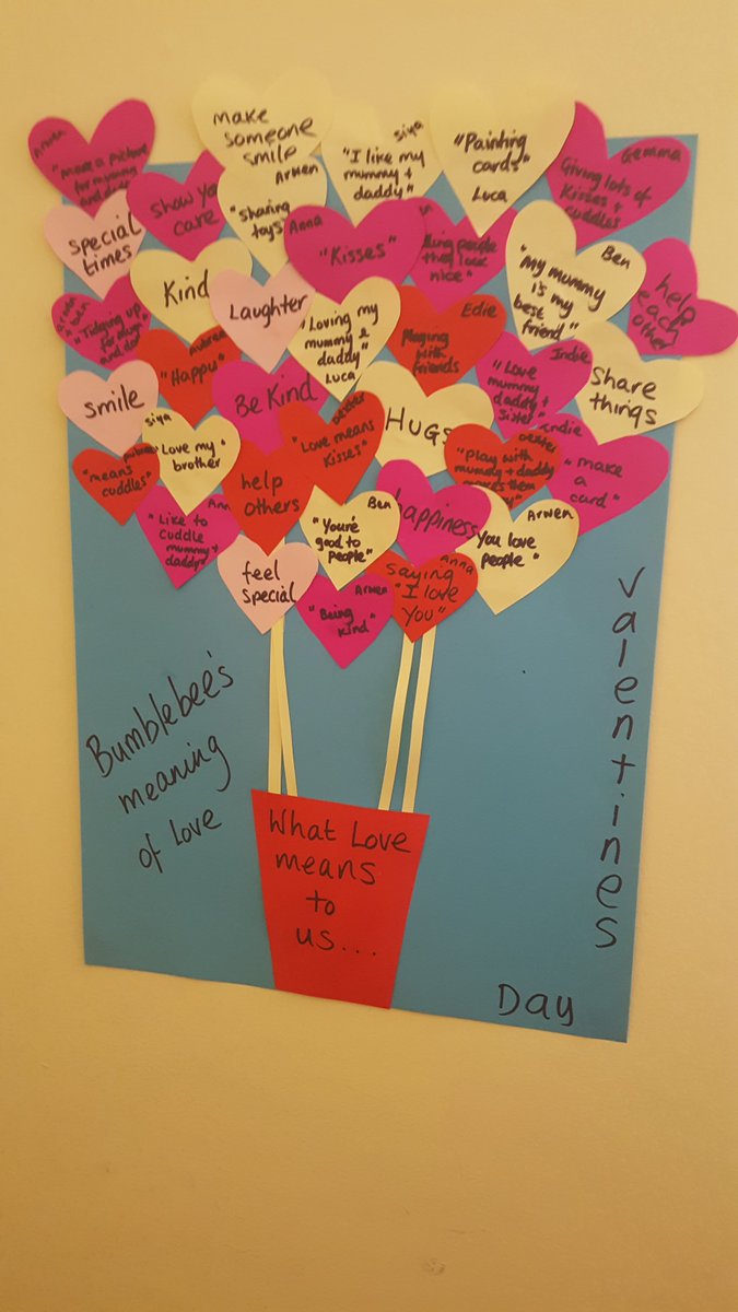 BcupsNursery's tweet photo. More Valentine’s fun from Buttercups Nurseries yesterday - in Chalfont St Peter the children made chocolates and decorated salt-dough hearts whilst in Teddington they all contributed to a great display. @NDNAtalk @Visit_Bucks  @Teddington_Town https://t.co/0hcpQor8d3