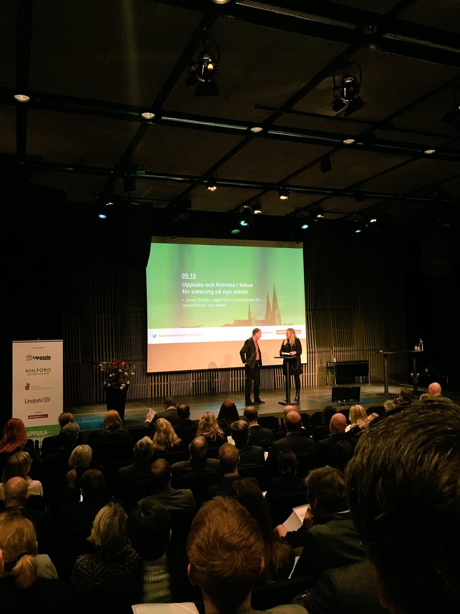 Uppsala och Knivsta får fyrspår och regionen växer #uppsalamarknaden2018 #Skanska #skanskaärmed