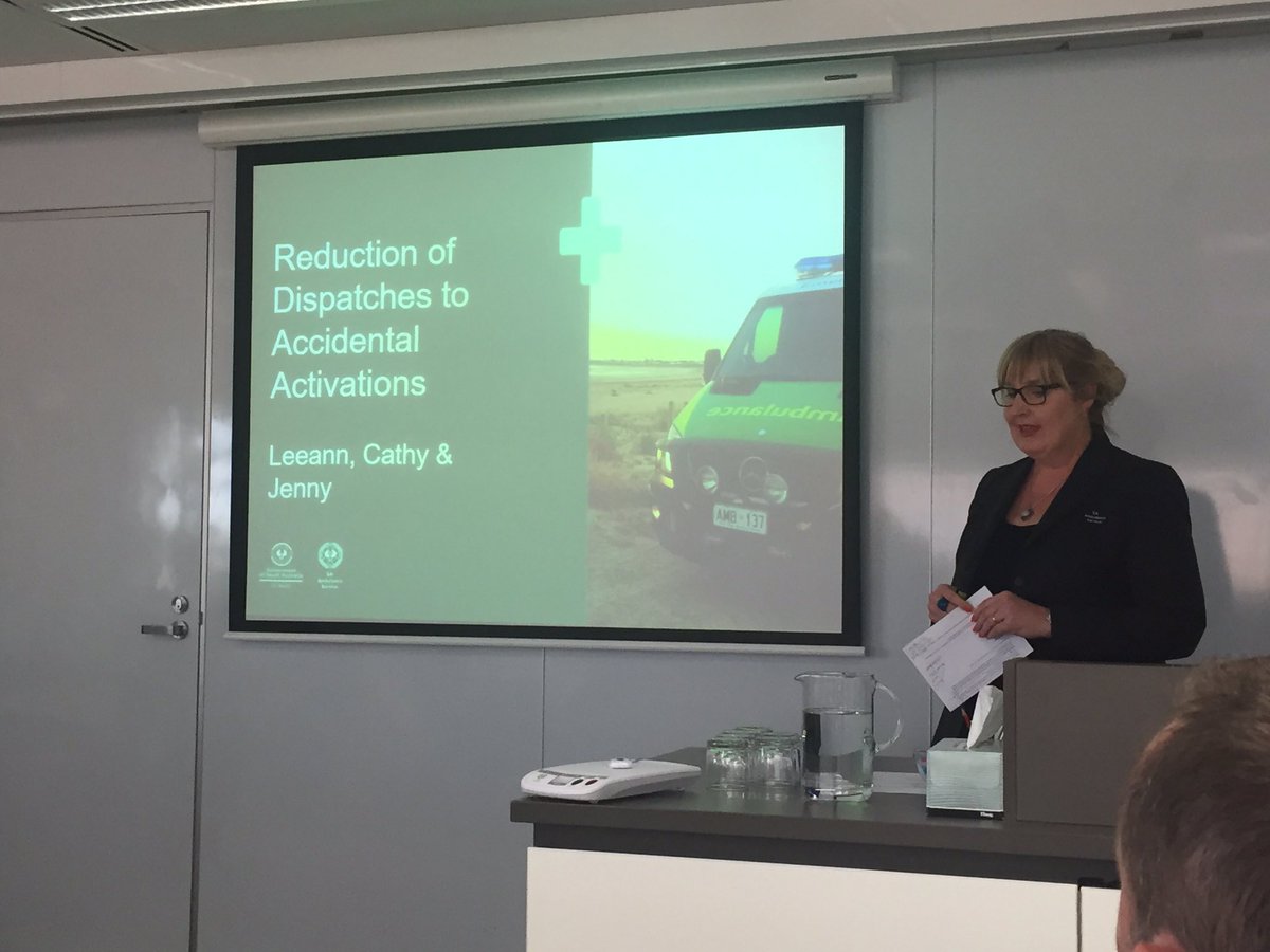 anthonypryz's tweet photo. Proud to see @leeann_faddoul @CAnneW68 &amp; Metro SE Team Leader Jen presenting their final presentation of the @UAdelaide Professional #Management Program. Making recommendations to improve @SA_Ambulance medical alarm product #CallDirect. #congrats #leadership #development https://t.co/QMU3PwVZ4y