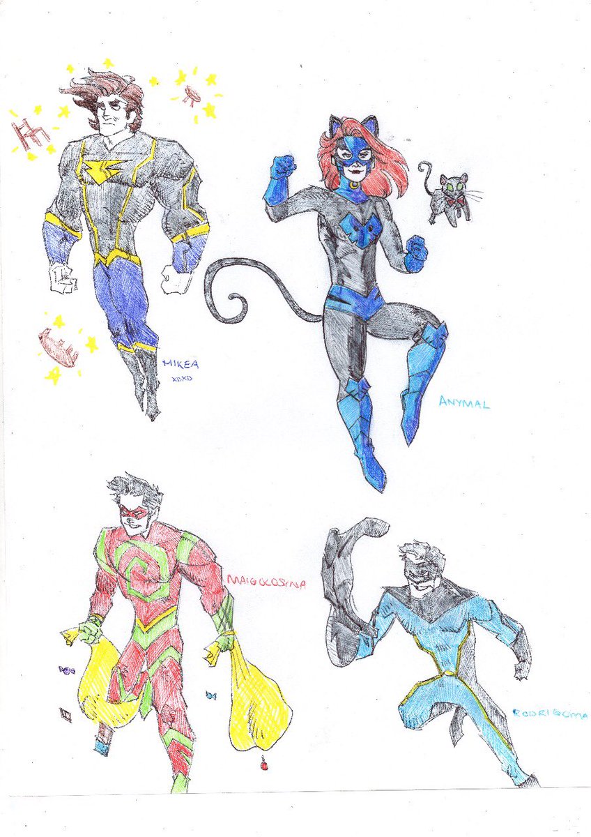 anysutherlin's tweet image. Los mejores amigos que pude haber tenido en prepa, los amo a todos&amp;lt;3 gracias por los dibujitos Mike!