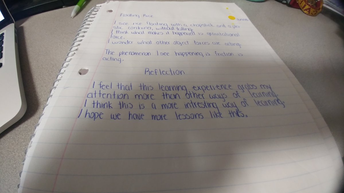 l_mendoza001's tweet photo. Students enjoy learning more about phenomena
#NGSSPhenomena reflection #ECJHS #ScienceRocks https://t.co/WkELiXUVbw