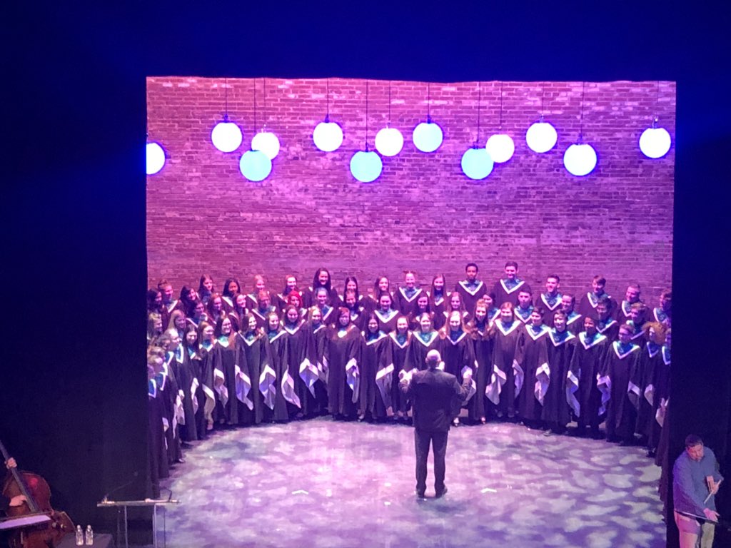 DanielNClemens's tweet photo. Had a wonderful evening at the Folly Theater for the International Folk Music Awards.  The Staley Falcon Chorale led by @Singing_Falcon brought home the finale!  Way to represent @NKCSchools https://t.co/q7DsBqA51A