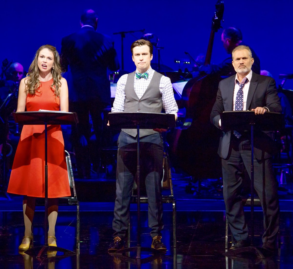 MarcKuds's tweet photo. Scooby Doo- to this day, in my top 3 favorite moments on a stage EVER, was this scene with @sfosternyc and the irresistible @gavincreel. Oh my lord is all I have to say...#milliereunion https://t.co/oqzfg4Ecw9