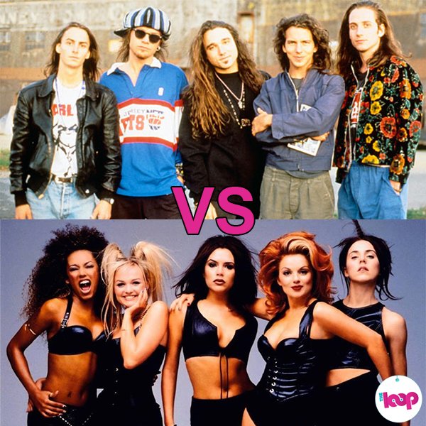 TheLoopAu's tweet image. This week we've got two of the 90s biggest groups facing off for our #Loop90s Loop Off! It's the gurus of grunge vs the princesses of pop! Pearl Jam vs The Spice Girls!

Get voting with the hashtags:
#LoopOffPearlJam - Alive 🎸
#LoopOffSpiceGirls - 2 Become 1 🎤
