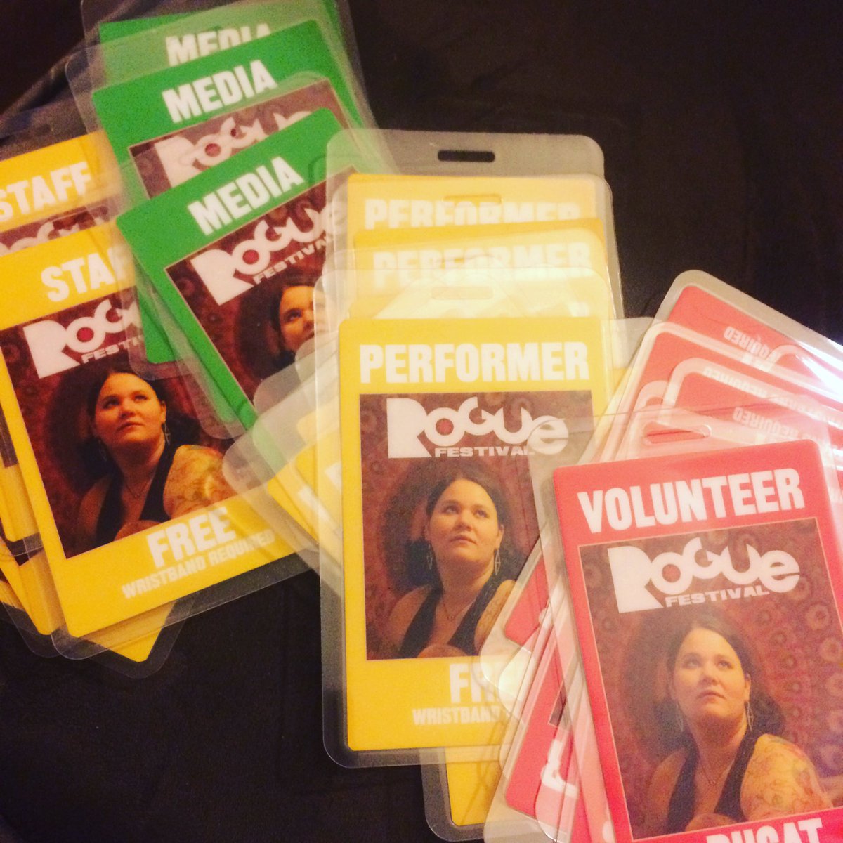 Getting these babies ready to be worn by Rogues Mar1-10. Will you be one? #rogue2018 #roguefestival #fresno #towerdistrict fresnoroguefestival.com