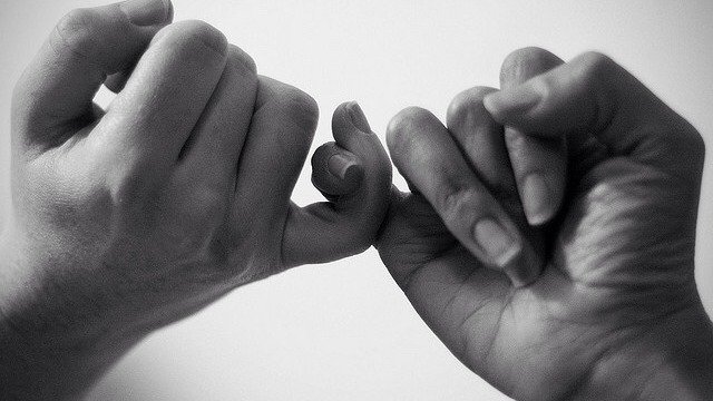 Image result for swear finger couple