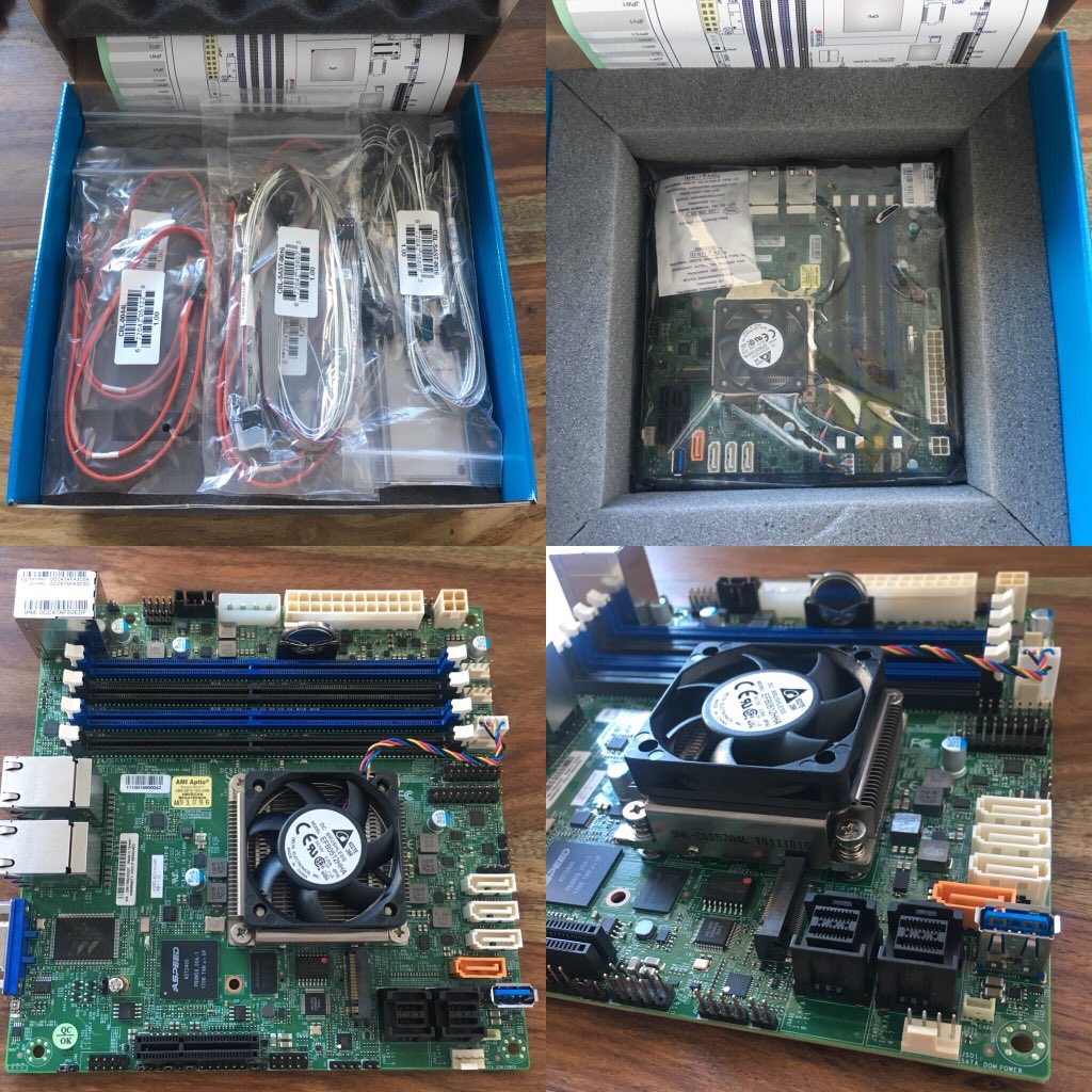 hardwarepoint's tweet photo. @freenas It’s running strong and reliable. The new mainboard already arrived. https://t.co/d35OkOkBdq