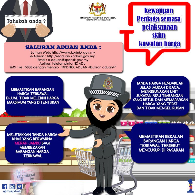 Kpdnhep Di Twitter Apa Kewajipan Peniaga Semasa Pelaksanaan Skim Kawalan Harga Kpdnkk Caringministry Janganlebihlebih Pastikanori Tahukahanda Https T Co Kceq6rzxjs