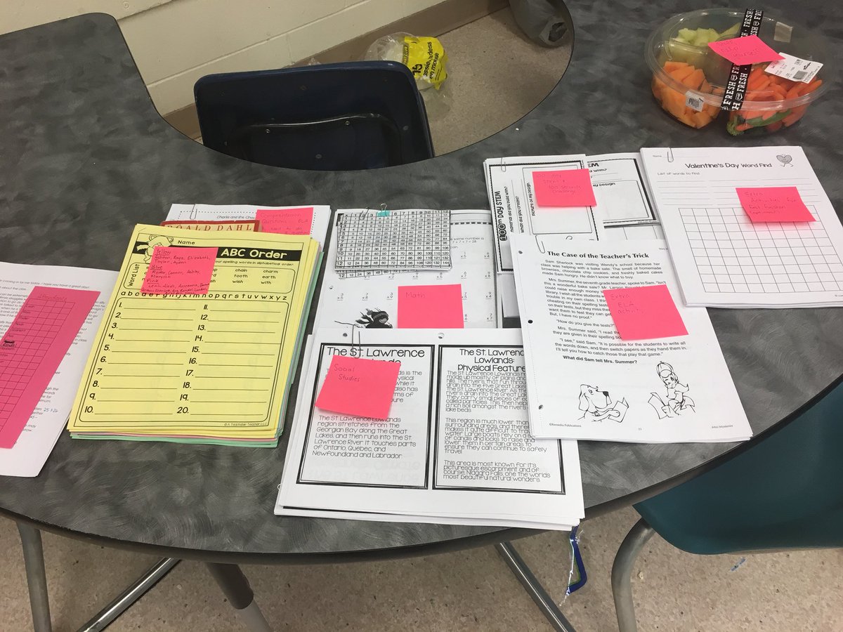 danamrobinson's tweet photo. I love being prepared for my subs! I go over my day plan with my Ss so they know what’s up for the next day! https://t.co/66adzuCt6P