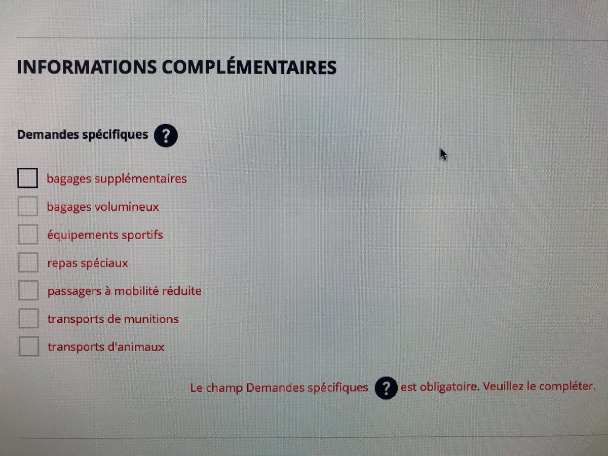 jess_pks's tweet photo. @AirFranceFR BUG sur votre formulaire  de devis pour les voyages de groupe ! Comment fait-on pour vous adresser la demande ?
#airfrance https://t.co/CHxAKrK4qb