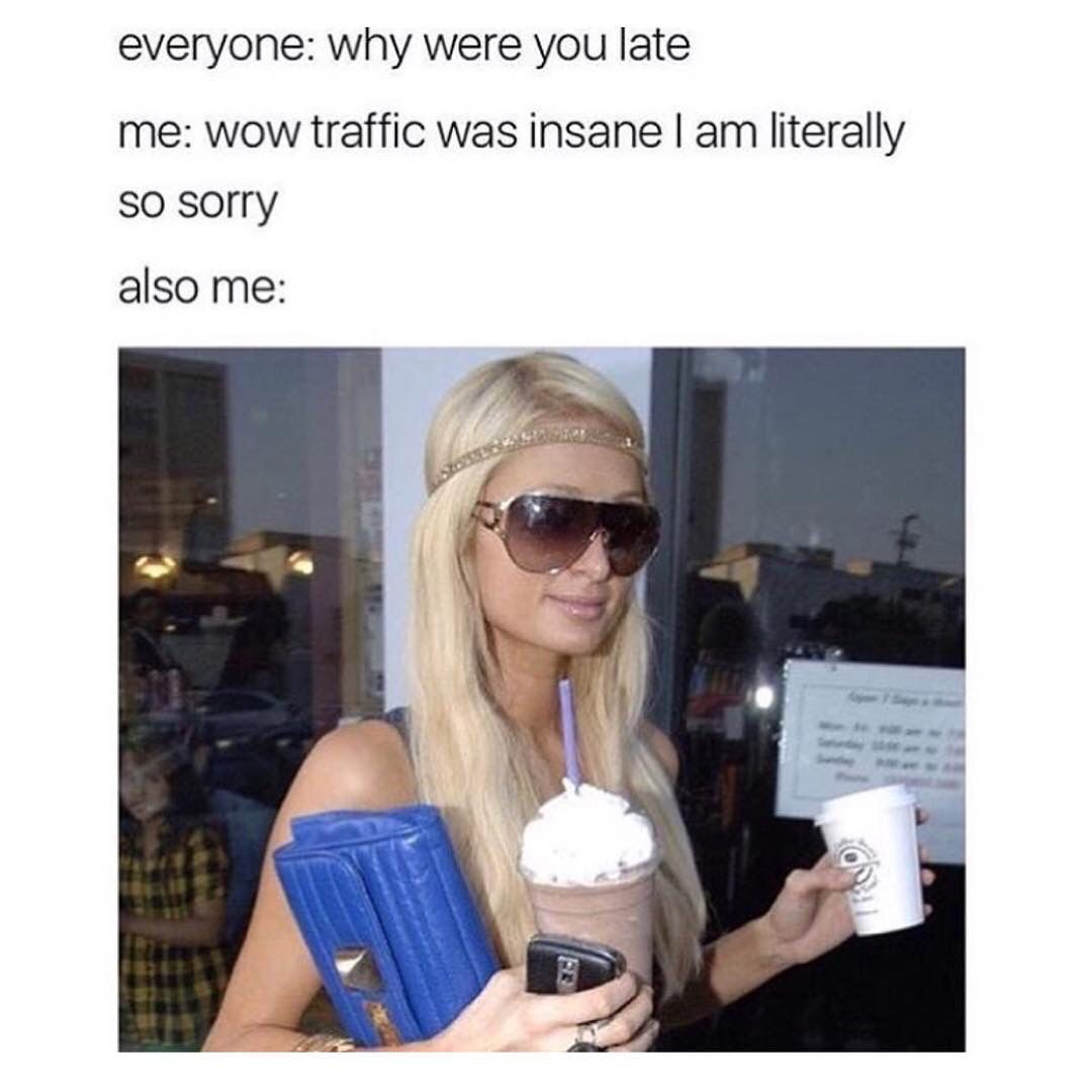 RT @tartecosmetics: Me showing up to work like... ☕️ #tartetalk #memes