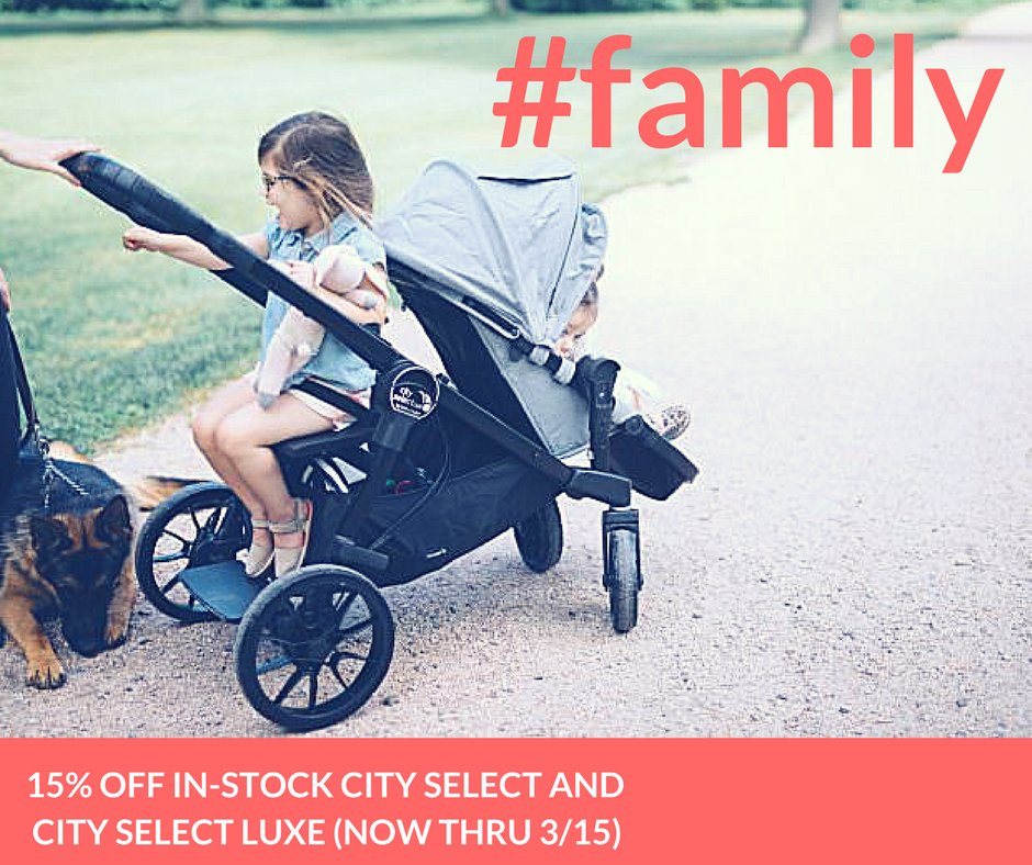 shopbabylogic's tweet image. Strollers designed to adapt to your growing family! Perfect for families on the go! 15% OFF City Selects on NOW!

#babyjogger
#family 
#strollerstrides
#shoplocal
#babylogic