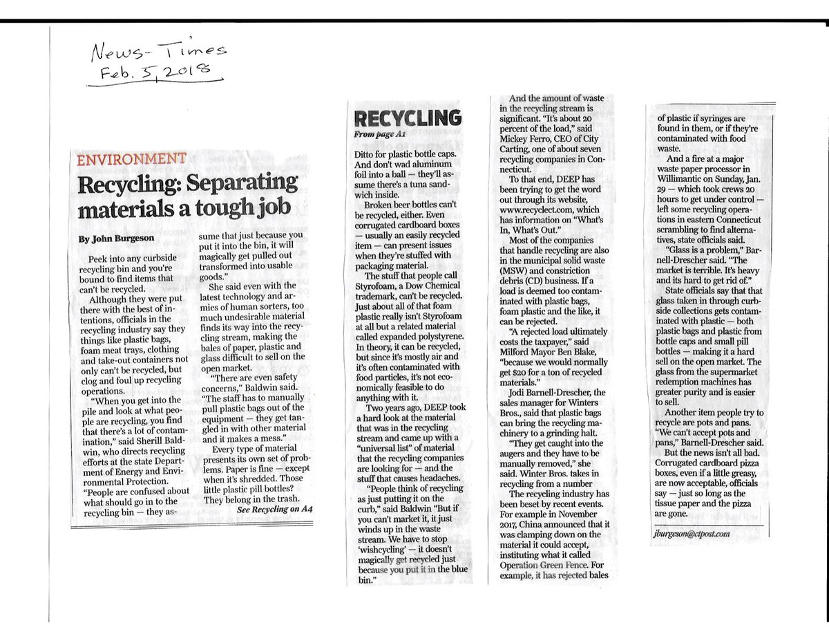 EMenvironmental's tweet photo. A friendly reminder to Please Recycle Responsibly! Keep trash out of recycling bins to keep recycling efforts effective for our planet! ♻️🌎 https://t.co/BzsLDJnBp5