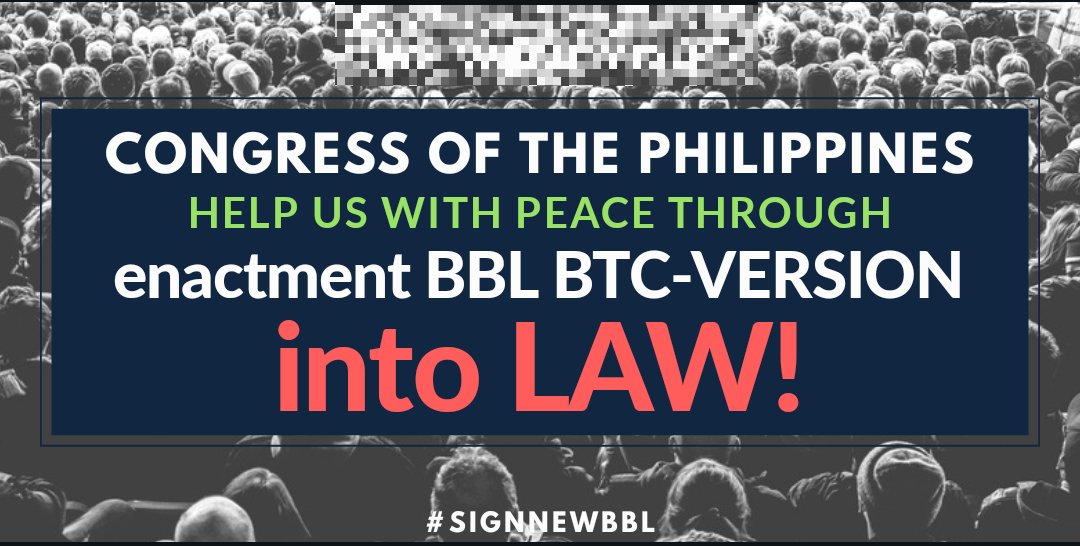 RapRapMasukat's tweet photo. #SignNewBBL
#BangsamoroBasicLaw
#BangsamoroTransitionCommissionVersion https://t.co/XL9B7HWjcU
