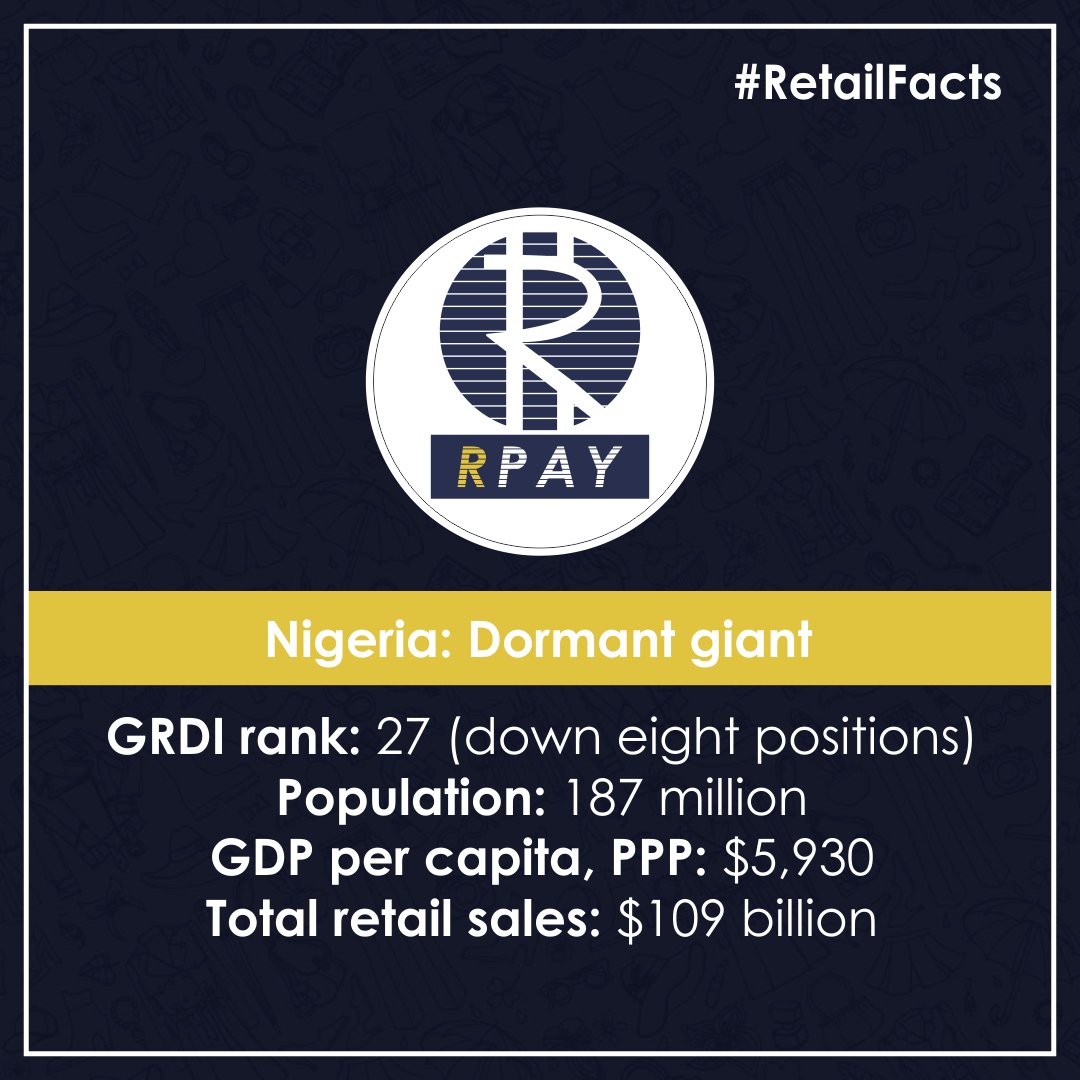 RpayICO's tweet image. Retail Facts - Nigeria
Global Retail Revolution 
RPAY.io-Pay Through Crypto