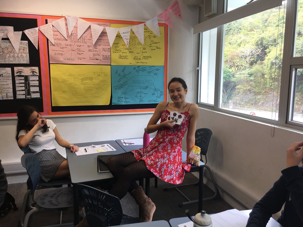 Using the speed dating format for feedback proved enjoyable and useful for year 12 Lit. students today #Valentines <a href="/wis_hk/">West Island School</a>