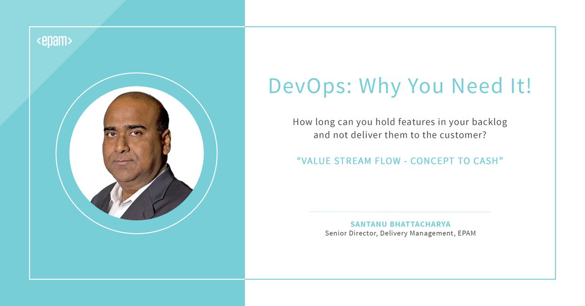 EPAM_India's tweet photo. From #concepttocash: Why #DevOps is an efficient way to streamline internal processes, by #SantanuBhattacharya https://t.co/ypROiZVS9l
#ThursdayThoughts https://t.co/k3bqdYnTWd
