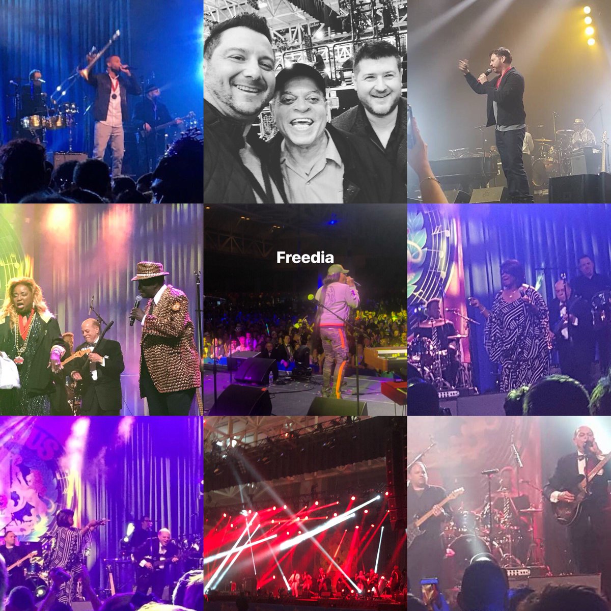 wcredoagency's tweet photo. On Lundi Gras night, WCA assisted The @KreweofOrpheus with NOLA Jam 300 - a performance by the true legends of New Orleans all on one stage.  @themixednuts served as the house band for this amazing, once-in-a-lifetime event.  #HailOrpheus https://t.co/1aFnnHcAa9