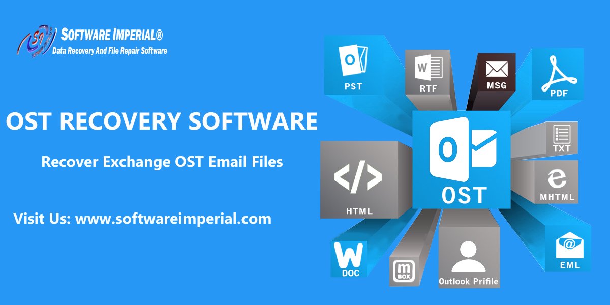 softwareimp's tweet photo. OST to PST Converter repairs highly-encrypted and password-protected Exchange OST files. Software imperial provides you #OSTtoPSTConverter at affordable price.
#Softwareimperial #OSTtoPSTrecovery
Buy now : https://t.co/C6oM2Y1DOp https://t.co/EN3djNTrUm