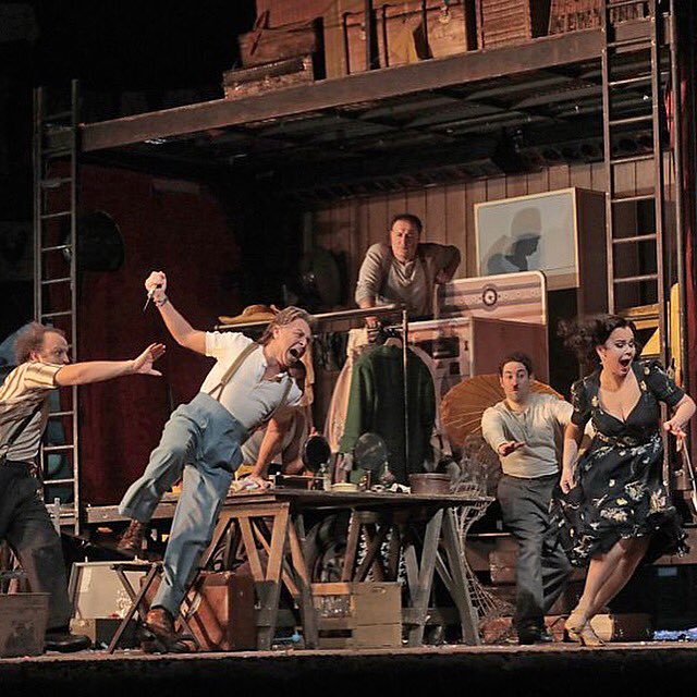 opera_art's tweet photo. Roberto Alagna #Canio George Gagnidze #Tonio & Aleksandra Kurzak #Nedda #pagliacci #leoncavallo #themetropolitanopera #robertoalagna #tenor #aleksandrakurzak #soprano #baryton #georgegagnidze #operapower #operalegend https://t.co/GWYcSn4ACV