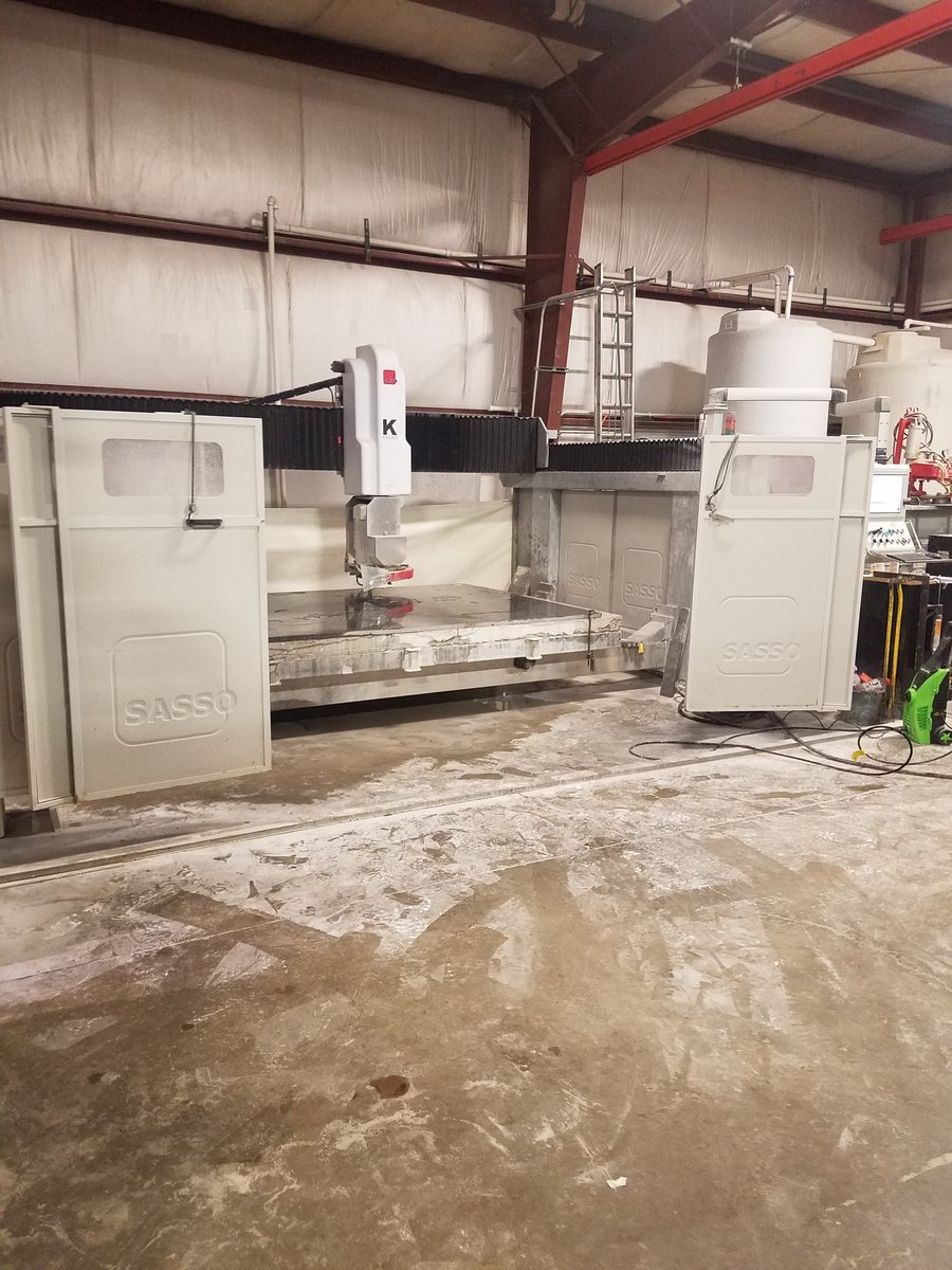 SonsofStone1's tweet photo. I love getting the most out of a yield out of a slab. Killing it with my Sasso K600. I  never move any pieces ,let the machine do the work. https://t.co/lLLQmpoXZA