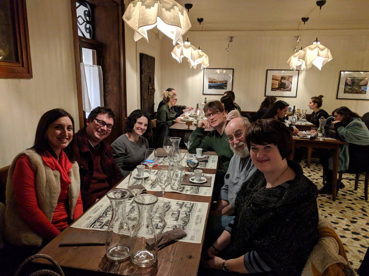 VEiLProject's tweet photo. A very busy week around Italy. From tomorrow you will find us in #Florence (stay tuned!). Meanwhile, in #Venice, #Veil PI hosts @Aarg_Venice2018 steering committee for the planning meeting of the annual conference #aarg2018. #PubArch #ArchPub #conference https://t.co/hdPdD8Esj7