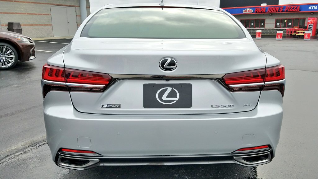 brockfrady's tweet photo. SPOTTED: The rare 2018 #LexusLS #Fsport AWD! Intensity meets luxury. It's kind of like skydiving to Beethoven's 5th. #amazinginmotion @Lexus https://t.co/KFctV3bYSs