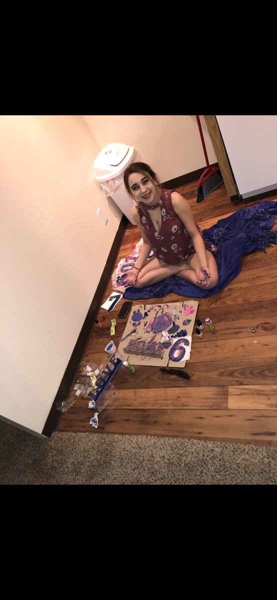 Maga_Riveraa's tweet photo. Such a wonderful Valentine’s Day with my handsome, had our own little  romantic dinner &amp; painting session💕 Thank you for everything babe, I love you https://t.co/iX312kR5CI