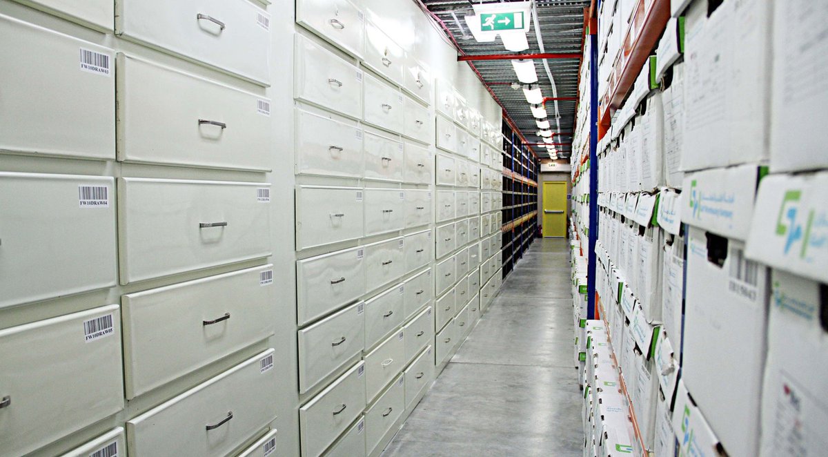 gwclogistics's tweet photo. 1.6 million box storage capacity
#records #documents #safety #logistics #solutions #services #endtoendrecords #management #customerdocuments #storage #facilities #Qatar https://t.co/ZxYa5lU9Xt