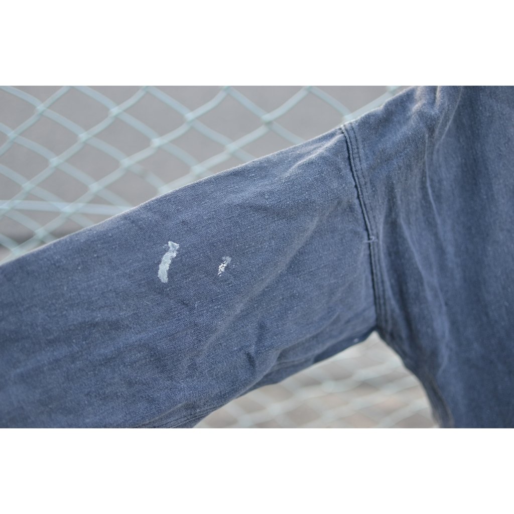 takuo0084's tweet image. ヴィンテージフレンチプルオーバージャケット入荷。
セーラーになっており後ろ姿がgoodです。
他にもヨーロッパのワークウエア入荷してますよー！！
#europework #madeinfrance #workjacket #古着屋 #大阪古着屋