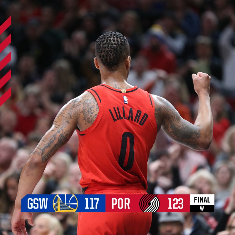trailblazers's tweet photo. THE GOLDEN STATE LOSING STREAK ENDS https://t.co/RI4JEoNfWa