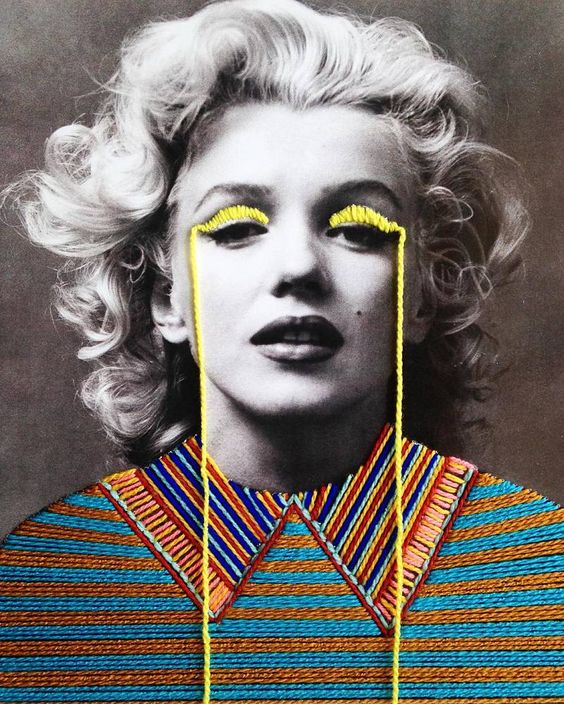 Lequitable's tweet photo. Archi fan du travail de l'artiste de Victoria Villasana #borderie #embroidery https://t.co/qEsQnM0IzD https://t.co/UDyaYtp5sn